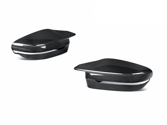 AutoTecknic Dry Carbon Fiber Mirror Covers - BMW G87 M2