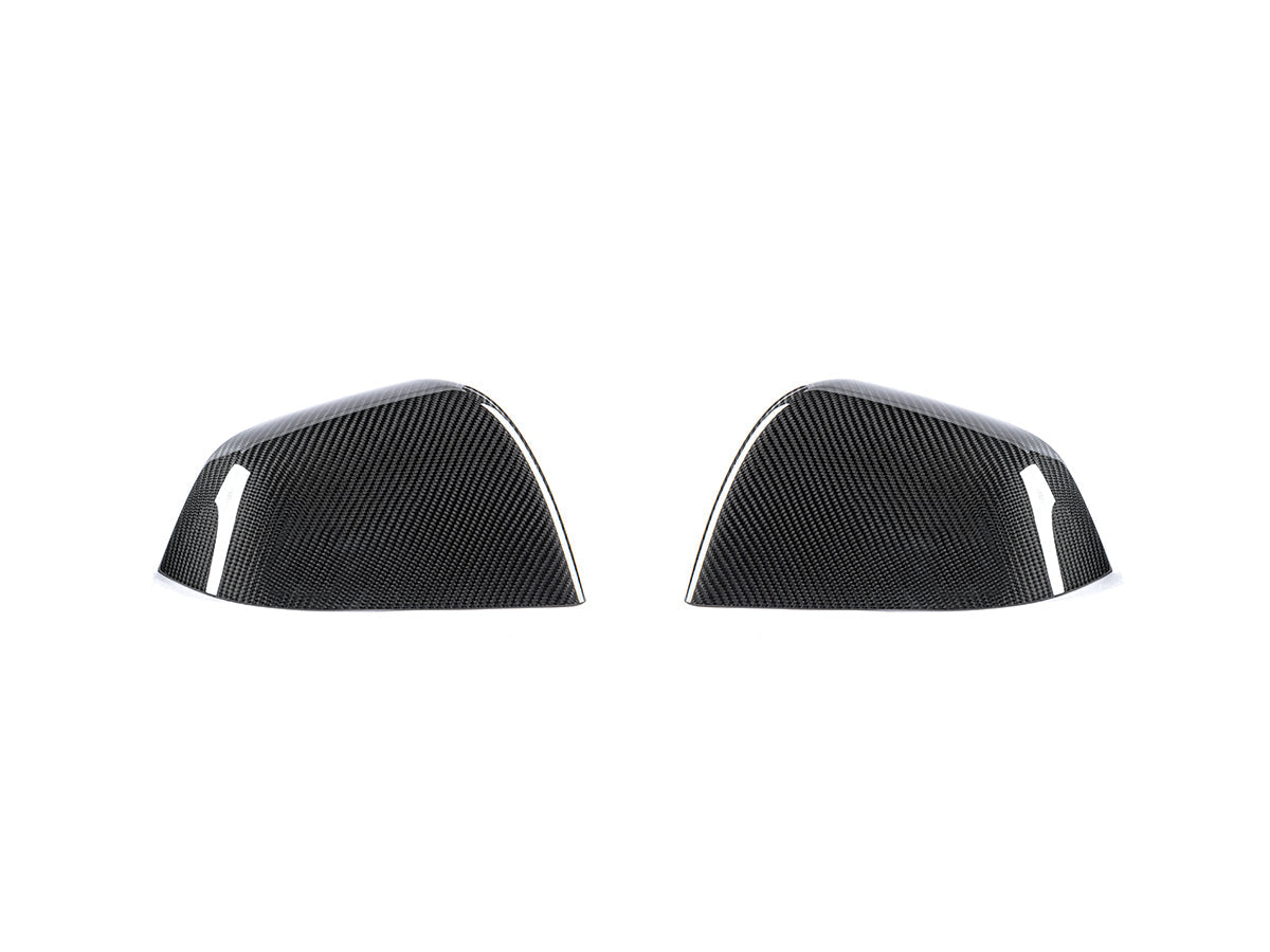 AutoTecknic Dry Carbon Fiber Mirror Covers - Tesla Model Y