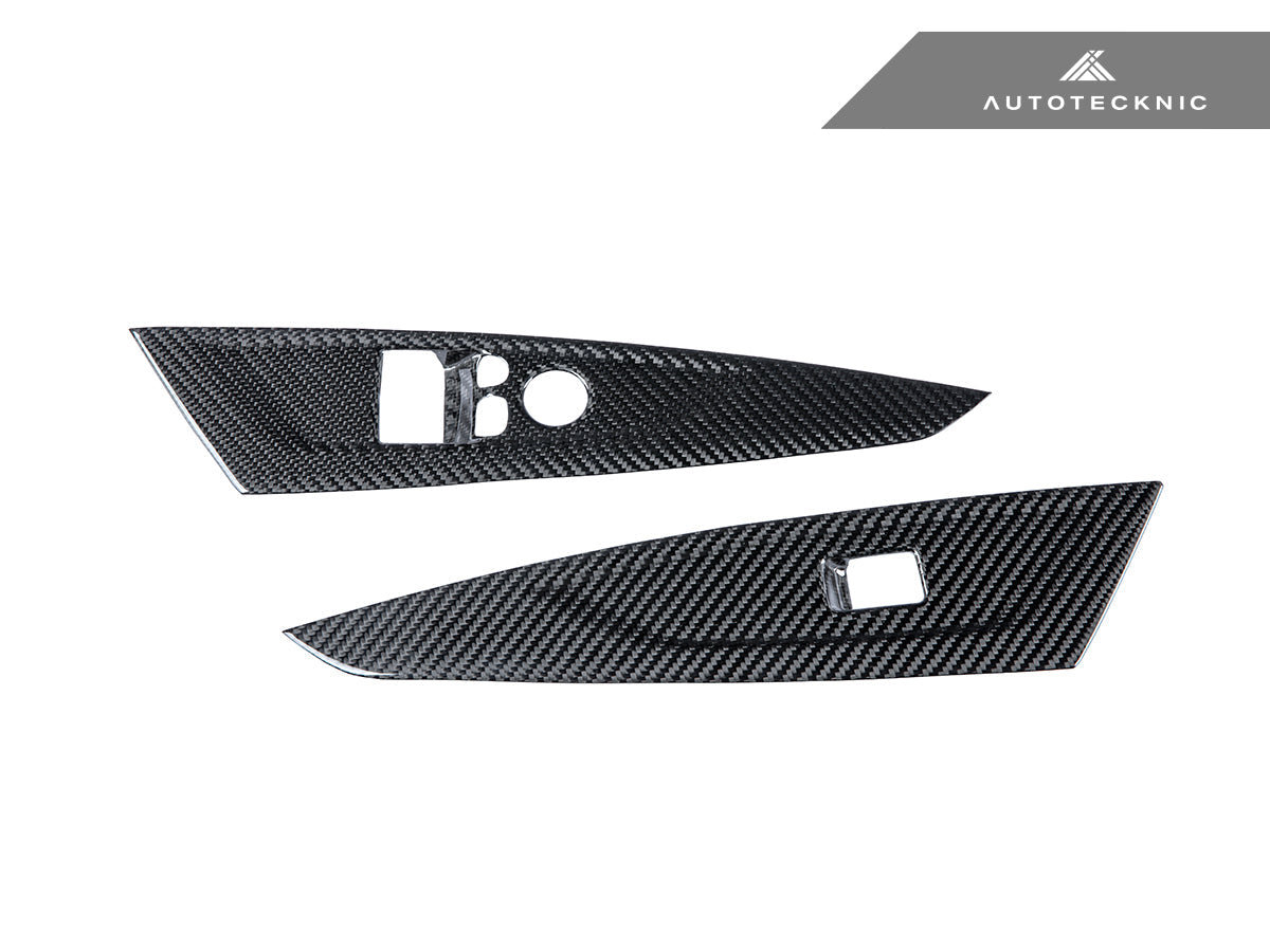 AutoTecknic Dry Carbon Window Switch Panel Trim Set - G82 M4