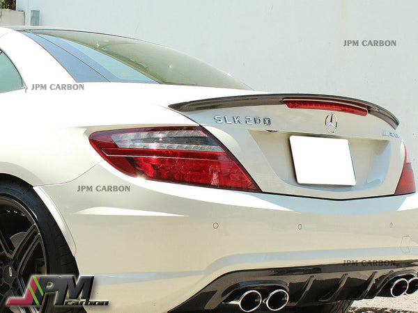 [JPMCarbon] AMG Style Carbon Fiber Trunk Spoiler For 2011-2020 Mercedes-Benz R172 SLK-Class & SLC-Class Only