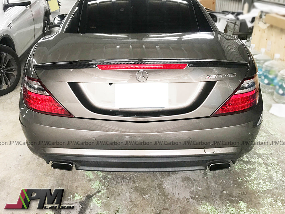 [JPMCarbon] AMG Style Carbon Fiber Trunk Spoiler For 2011-2020 Mercedes-Benz R172 SLK-Class & SLC-Class Only