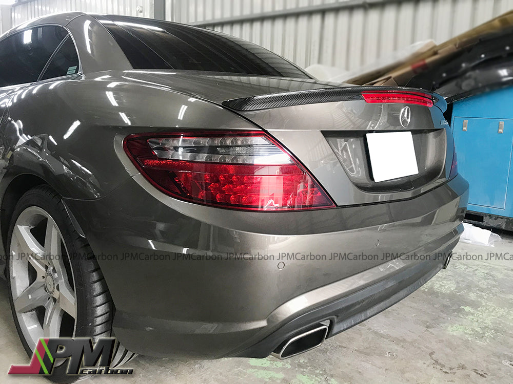 [JPMCarbon] AMG Style Carbon Fiber Trunk Spoiler For 2011-2020 Mercedes-Benz R172 SLK-Class & SLC-Class Only