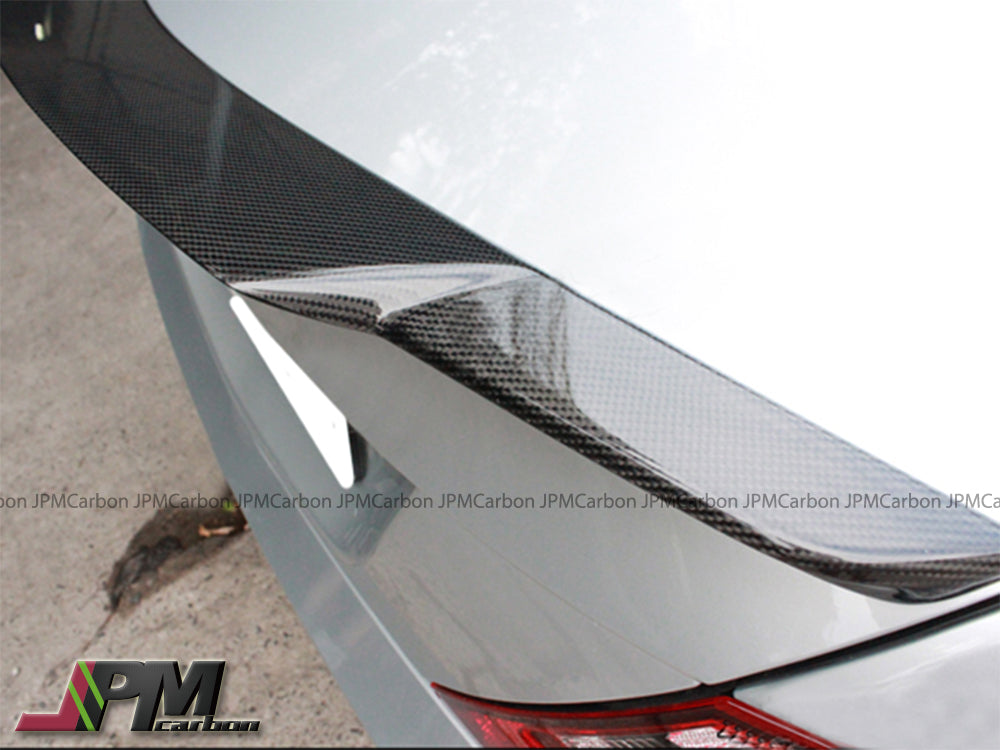 [JPMCarbon] V Style Carbon Fiber Trunk Spoiler For 2011-2020 Mercedes-Benz R172 SLK-Class & SLC-Class Only