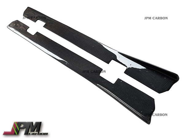 [JPMCarbon] VR Style Carbon Fiber Side Skirt Add-on Lips Fits For 2008-2016 Nissan R35 GT-R Only