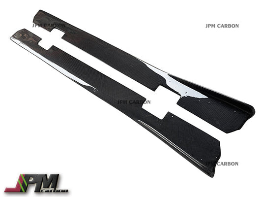 [JPMCarbon] VR Style Carbon Fiber Side Skirt Add-on Lips Fits For 2008-2016 Nissan R35 GT-R Only