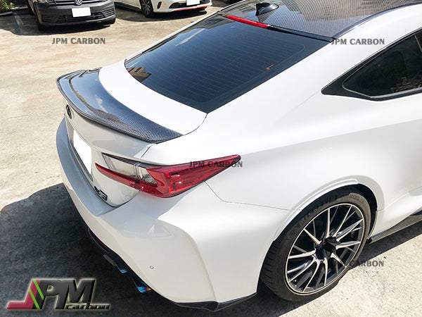 [JPMCarbon] VR Style Carbon Fiber Trunk Spoiler Wing Fits For 2015-2018 Lexus RC-F Only