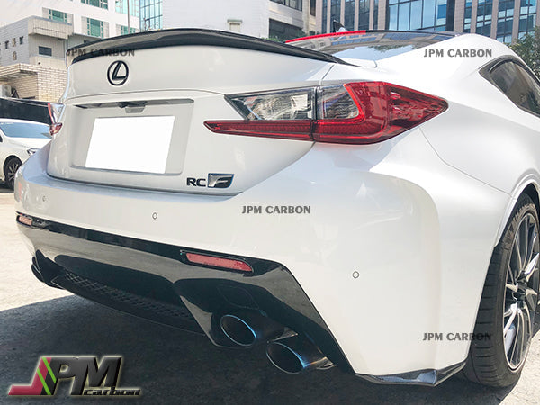 [JPMCarbon] VR Style Carbon Fiber Trunk Spoiler Wing Fits For 2015-2018 Lexus RC-F Only