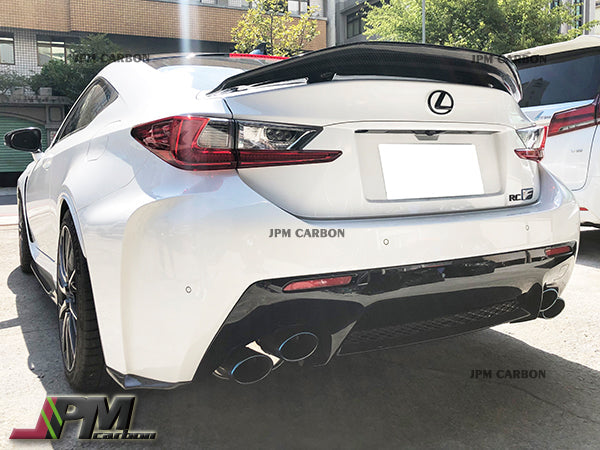 [JPMCarbon] VR Style Carbon Fiber Trunk Spoiler Wing Fits For 2015-2018 Lexus RC-F Only