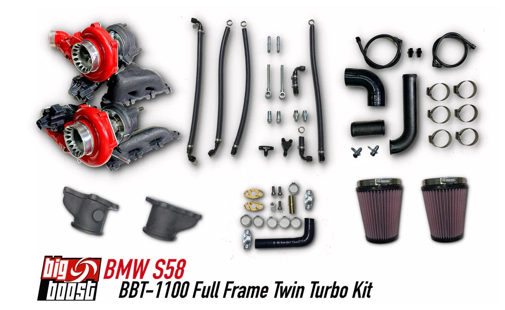 Big Boost - Full Frame Twin Turbo Kit BBT1000 || S58