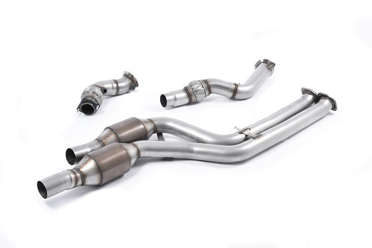 Milltek - BMW F80/F82/F83 M3/M4 Large Bore Downpipe Pair with Hi-Flow Sports Catalysts (For Milltek Cat-Back)