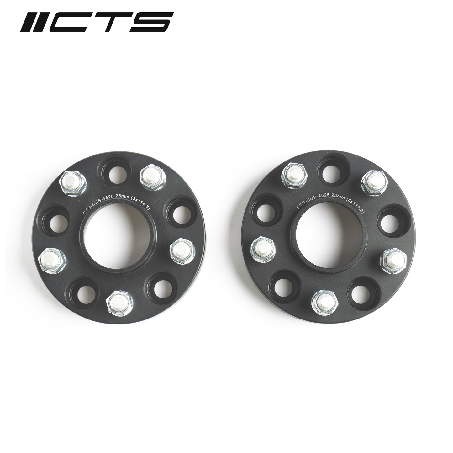 CTS Turbo - Hubcentric Wheel Spacers (with Lip) +25mm | 5×114.3 CB 64.1 || Model 3/Model Y