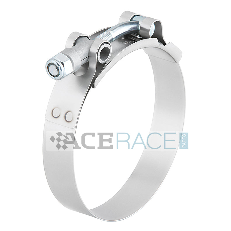 T-Bolt Clamp 304 Stainless - For 1.500" ID Silicone (Clamping Range: 1.732" - 2.007")