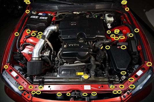 Lexus IS300 (1998-2005) Titanium Full Engine Bay Kit