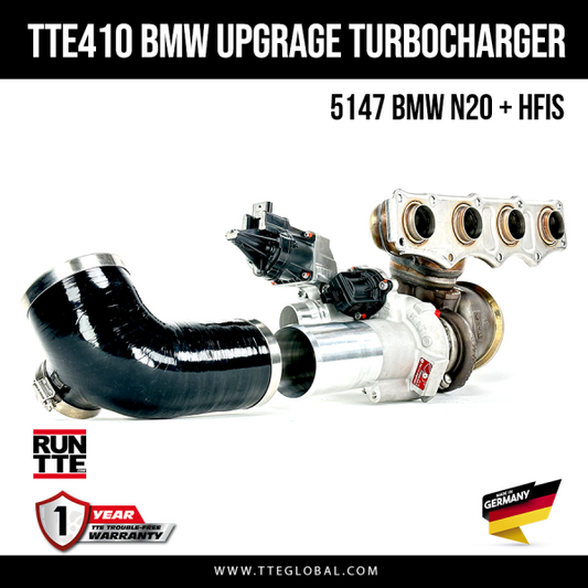 TTE410 5147 BMW N20 UPGRADE TURBOCHARGER + HFIS