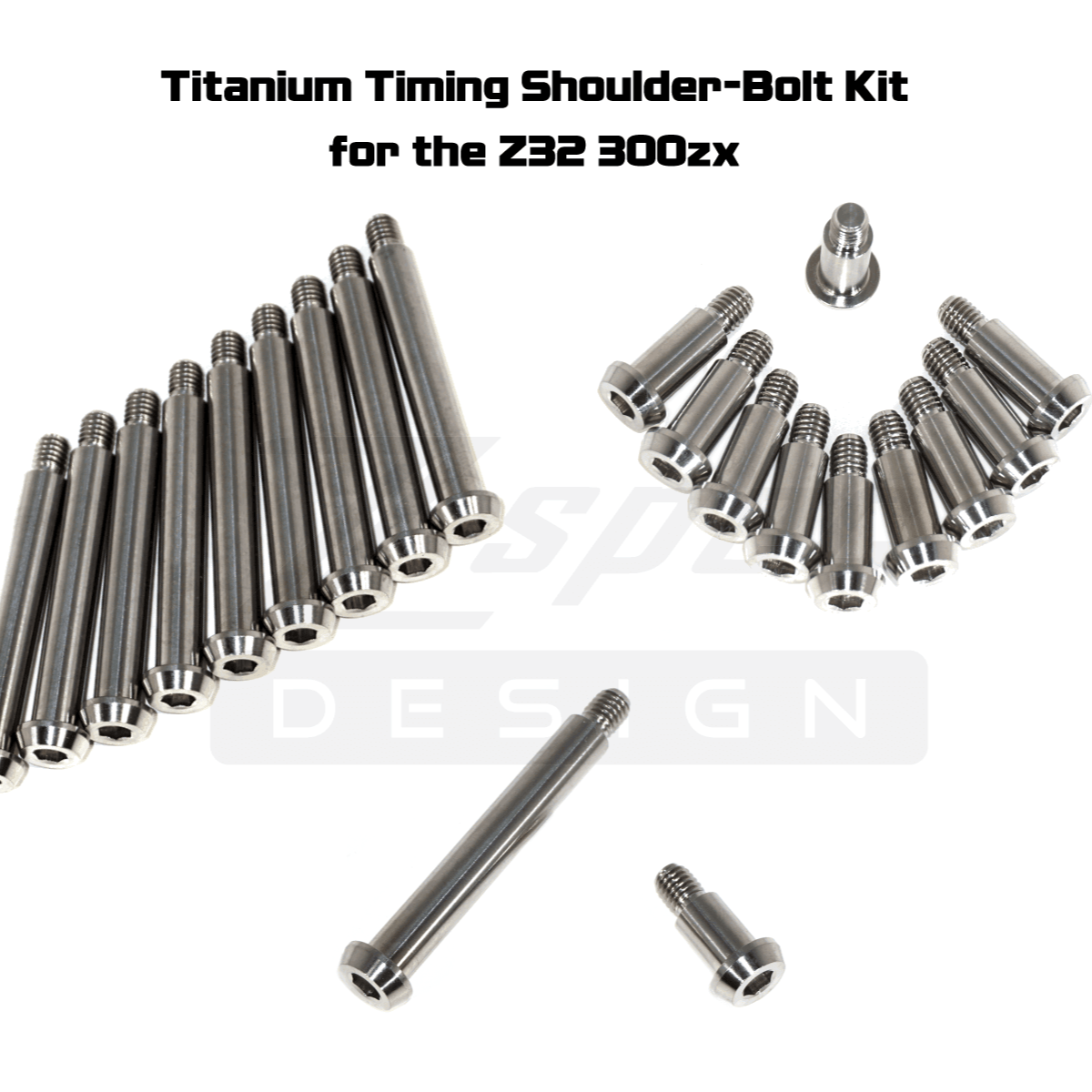 ZSPEC "Stage 3" Dress Up Bolts® Fastener Kit for Nissan 300zx Z32, Upgraded Timing Bolts, Stainless & Billet