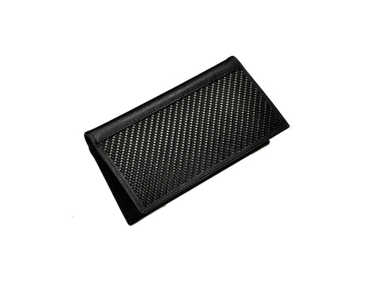 AutoTecknic Carbon Fiber Leather Checkbook Holder