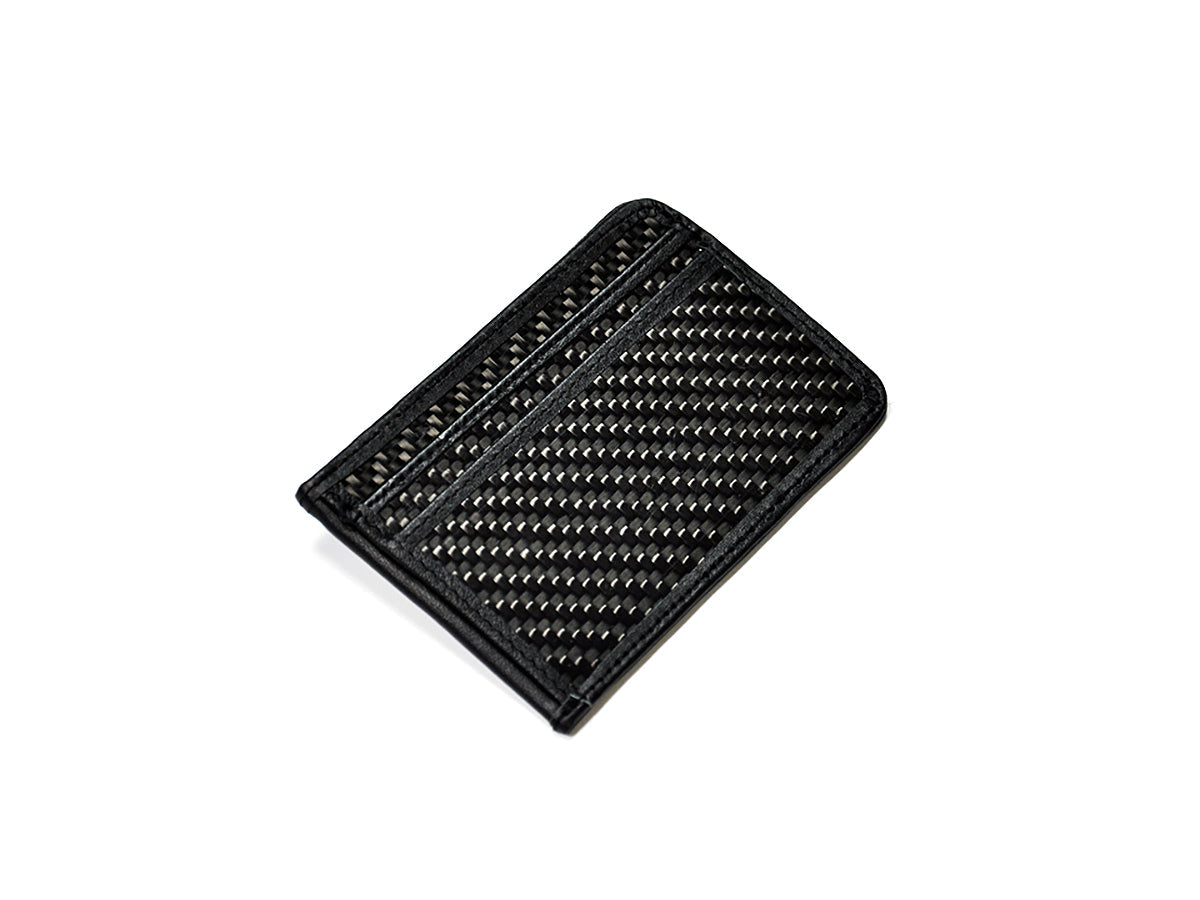 AutoTecknic Carbon Fiber Leather Bill Card Holder