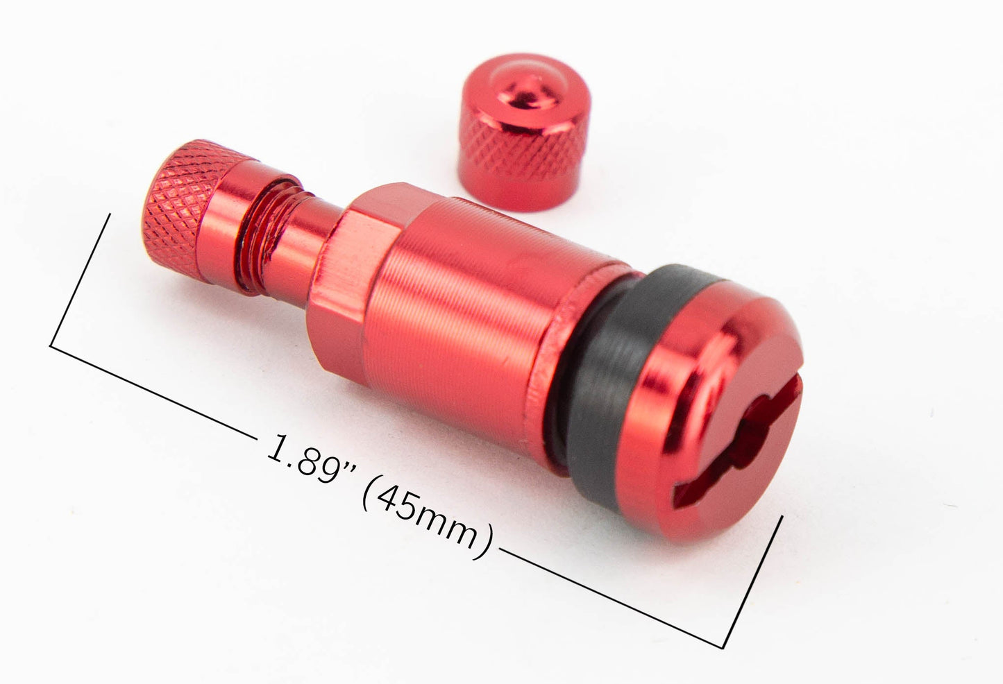 V2 Aluminum Valve Stem Set - 1.89" Long