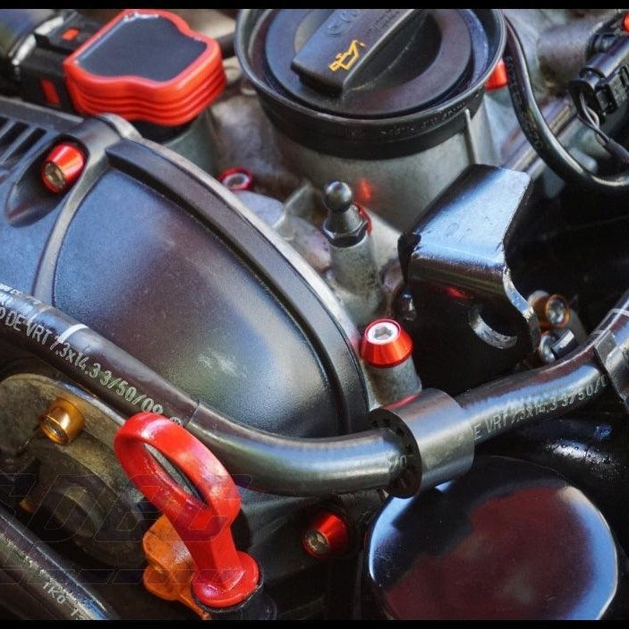 ZSPEC "Stage 3" Dress Up Bolts® Fastener Kit for '10-14 VW Golf & Jetta 2.5L MK6, Stainless & Billet