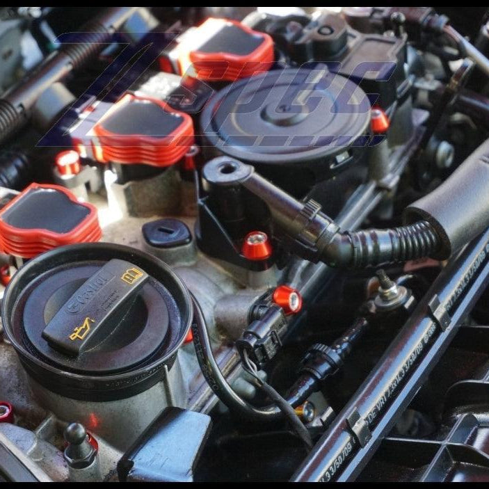 ZSPEC "Stage 3" Dress Up Bolts® Fastener Kit for '10-14 VW Golf & Jetta 2.5L MK6, Stainless & Billet