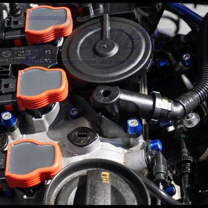 ZSPEC "Stage 3" Dress Up Bolts® Fastener Kit for '10-14 VW Golf & Jetta 2.5L MK6, Stainless & Billet