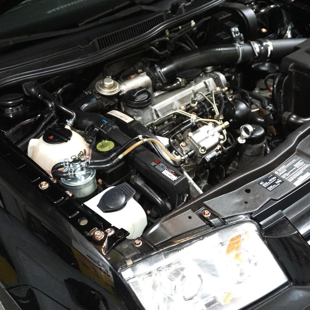 ZSPEC "Stage 3" Dress Up Bolts® Fastener Kit for '99-03 VW Golf Diesel 1.9L MK4, Stainless & Billet