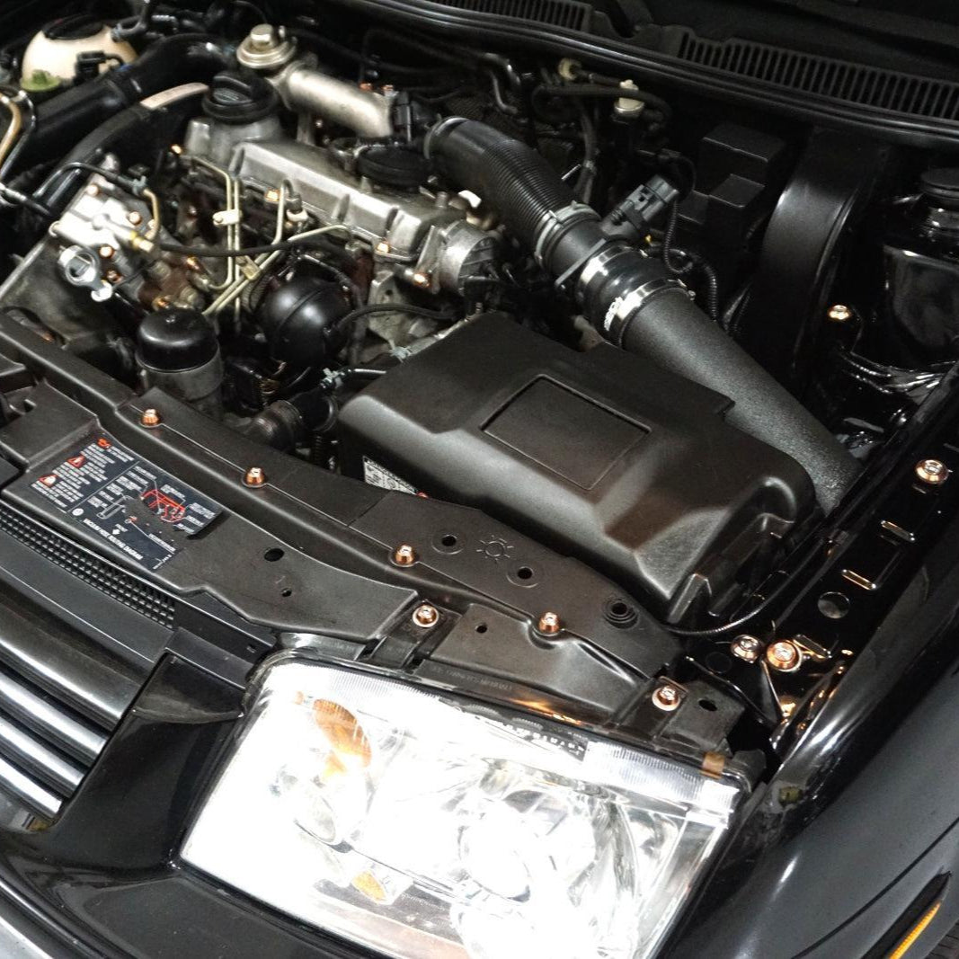 ZSPEC "Stage 3" Dress Up Bolts® Fastener Kit for '99-03 VW Golf Diesel 1.9L MK4, Stainless & Billet