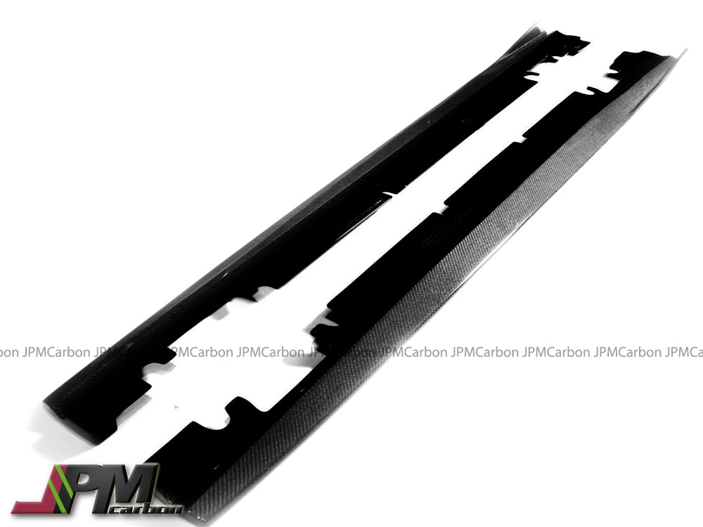 RZ Style Carbon Fiber Side Skirt Expansion Lips for FOR 2013-2018 Mercedes-Benz W176 A-Class with AMG Sport Package & A45 Only