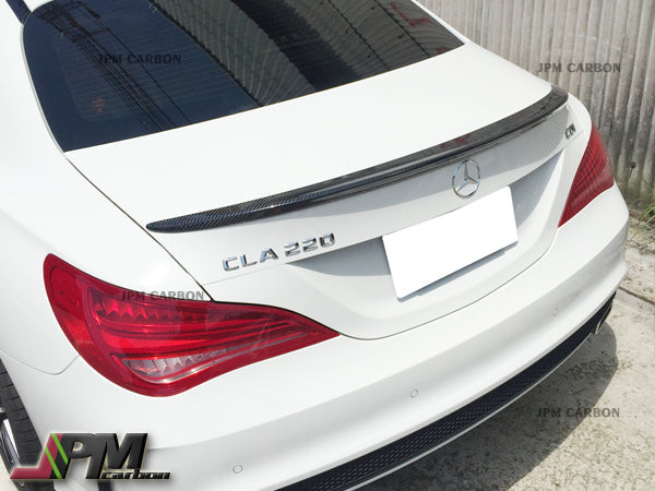 [JPMCarbon] AMG Style Carbon Fiber Trunk Spoiler for FOR 2013-2018 Mercedes-Benz W117 CLA-Class Sedan Only