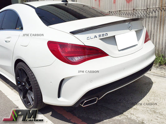 [JPMCarbon] P Style Carbon Fiber Trunk Spoiler Fit For 2013-2018 Mercedes-Benz W117 CLA-Class Sedan