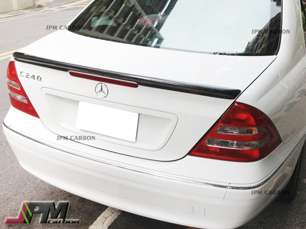 [JPMCarbon] AMG Style Carbon Fiber Trunk Spoiler Fit For 2001-2007 Mercedes-Benz W203 C-Class Sedan