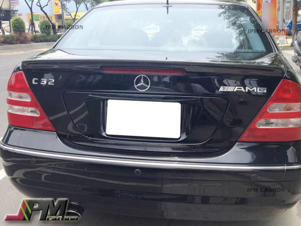 [JPMCarbon] AMG Style Carbon Fiber Trunk Spoiler Fit For 2001-2007 Mercedes-Benz W203 C-Class Sedan