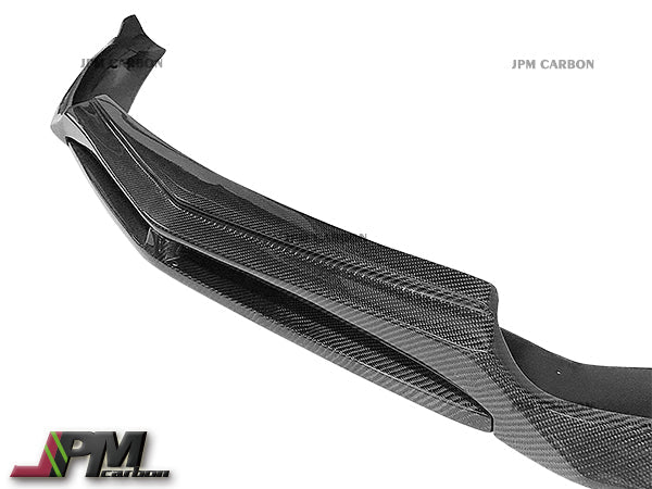 [JPMCarbon] DP2 Style Carbon Fiber Front Bumper Add-on Cover Lip Fits For 2015-2018 Mercedes-Benz W205 Pre-facelift C-Class with AMG Sport Package Only