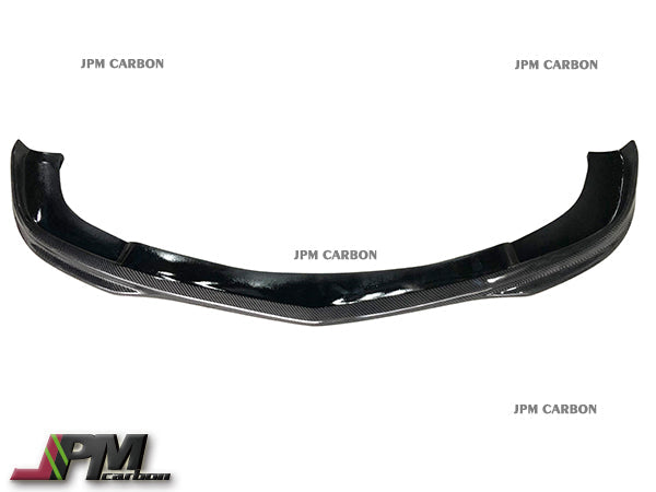 [JPMCarbon] DP Style Carbon Fiber Front Bumper Add-on Lip Fits For 2010-2013 Mercedes-Benz C207 Pre-facelift E-Class with Standard Package Only