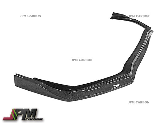 [JPMCarbon] CS Style Carbon Fiber Front Bumper Add-on Lip Fits For 2015-2017 Subaru WRX / STI Only