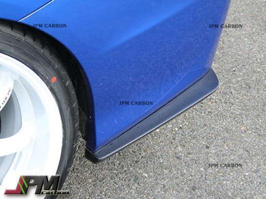 [JPMCarbon] CS Style Carbon Fiber Rear Bumper Add-on Splitter Lips Fits For 2015-2021 Subaru WRX / STI Only
