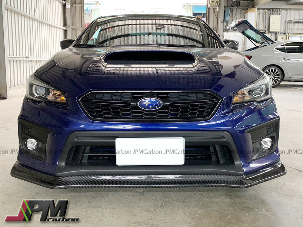 [JPMCarbon] CS Style Carbon Fiber Front Bumper Add-on Lip Fits For 2018-2021 Subaru WRX / STI Only