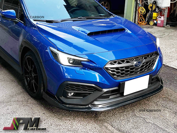 [JPMCarbon] CS Style Carbon Fiber Front Bumper Add-on Lip Fits For 2022-2025 Subaru WRX Only