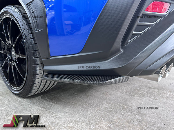 [JPMCarbon] STI Style Carbon Fiber Rear Bumper Add-on Splitter Lips Fits For 2022-2025 Subaru WRX / STI Only