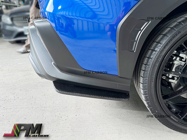 [JPMCarbon] STI Style Carbon Fiber Rear Bumper Add-on Splitter Lips Fits For 2022-2025 Subaru WRX / STI Only