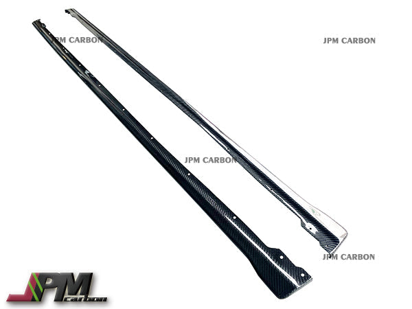 [JPMCarbon] STI Style Carbon Fiber Side Skirt Add-on Lips Fits For 2022-2025 Subaru WRX / STI Only