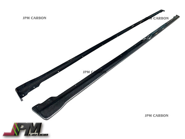 [JPMCarbon] STI Style Carbon Fiber Side Skirt Add-on Lips Fits For 2022-2025 Subaru WRX / STI Only