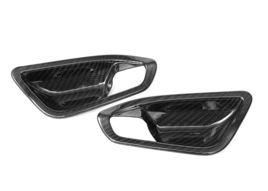 AutoTecknic Dry Carbon Interior Door Handle Trim Set - BMW F87 M2 | F22 2-Series | F20 1-Series