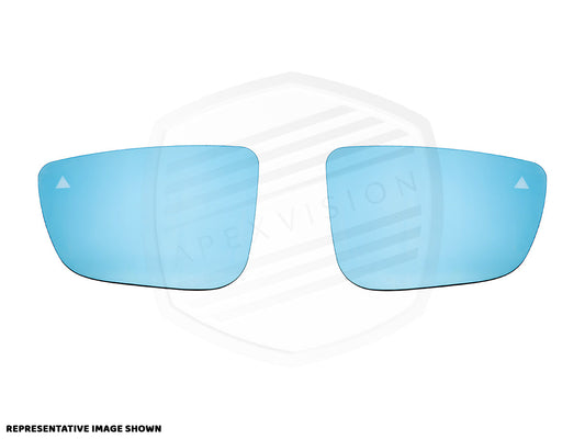 ApexVision Blue Tinted Mirror Glass Set - Toyota ZN8 GR86/Subaru ZD8 BRZ