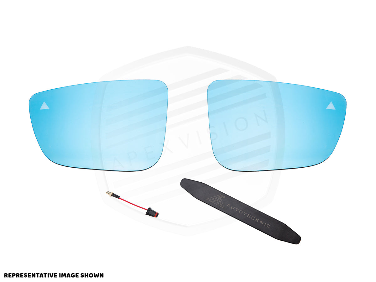 ApexVision Blue Tinted Side View Mirror Glass Set - E90/ E92/ E93 3-Series