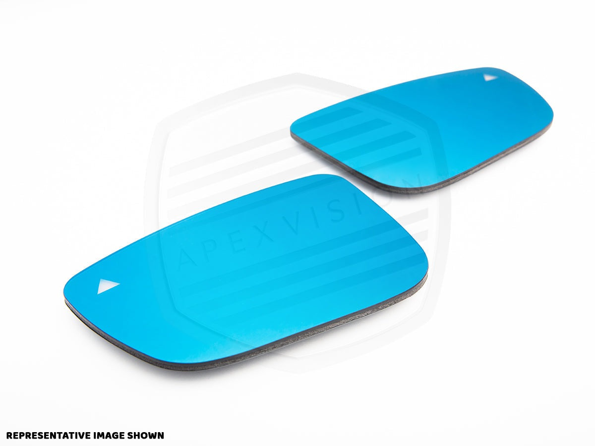 ApexVision Blue Tinted Side View Mirror Glass Set - E90/ E92/ E93 3-Series