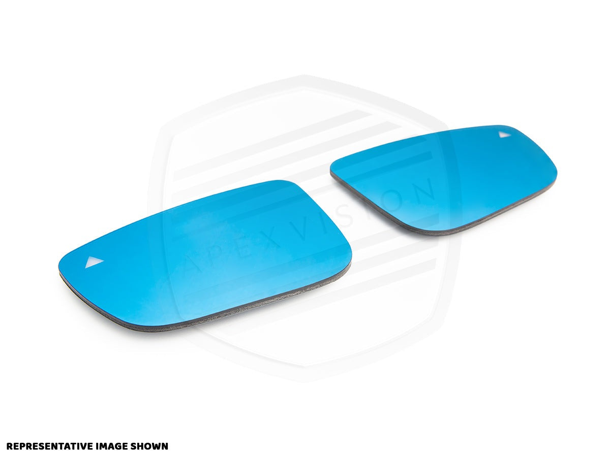 ApexVision Blue Tinted Side View Mirror Glass Set - E90/ E92/ E93 3-Series