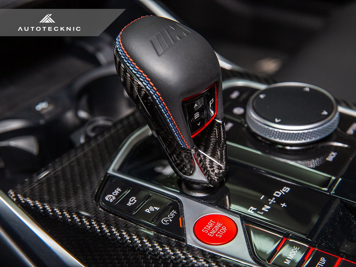 AutoTecknic Dry Carbon Gear Selector Cover - F97 X3M | F98 X4M LCI