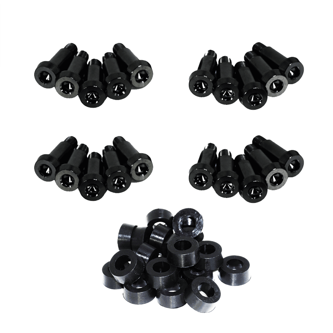 ZSPEC Shoulder-Bolt Timing Covers Fastener Kit for '84-89 Nissan 300zx Z31, Titanium