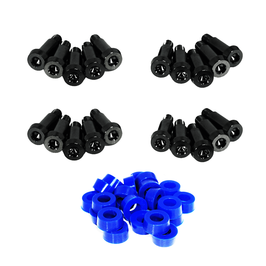 ZSPEC Shoulder-Bolt Timing Covers Fastener Kit for '84-89 Nissan 300zx Z31, Titanium